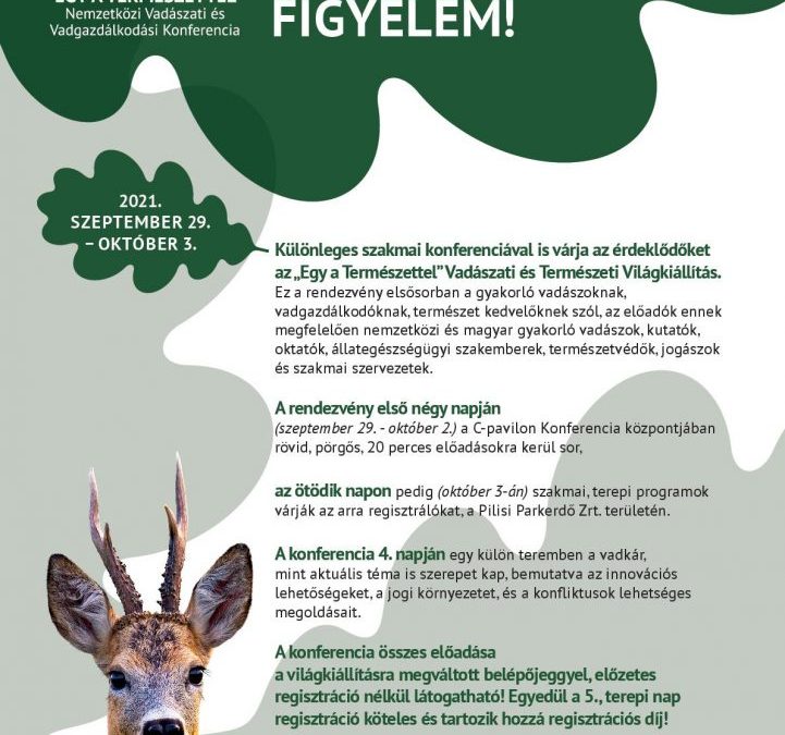 Nemzetközi Vadászati és Vadgazdálkodási Konferencia