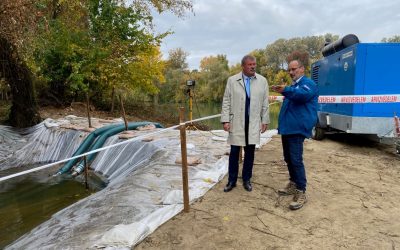 Megkezdődött a Tiszadobi holtágrendszer vízpótlása